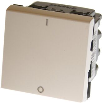 Legrand Dubbelpolige Inbouwschakelaar Mosaic Wit