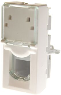 Legrand Inbouwstopcontact Rj45 Utp Cat6 Ongeaard 1-polig Wit Ip20