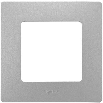 Legrand NILOÉ afdekplaat 1V - aluminium