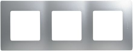 Legrand NILOÉ afdekplaat 3V - aluminium