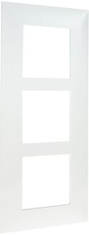 Legrand Vanela Next Drievoudige Afdekplaat Wit 57mm
