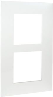 Legrand Vanela Next Dubbele Afdekplaat Horizontaal/verticaal Wit 57mm