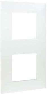 Legrand Vanela Next Dubbele Afdekplaat Horizontaal/verticaal Wit 71mm