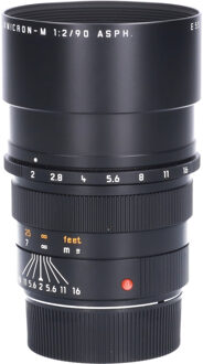 Leica Tweedehands Leica APO-Summicron-M 90mm f/2.0 Asph CM7849 Zwart