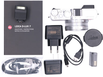 Leica Tweedehands Leica D-Lux 7 Zilver CM7631 Zwart,Zilver