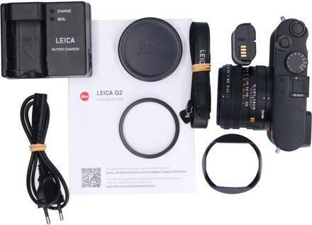 Leica Tweedehands Leica Q2 Black CM3052 Zwart
