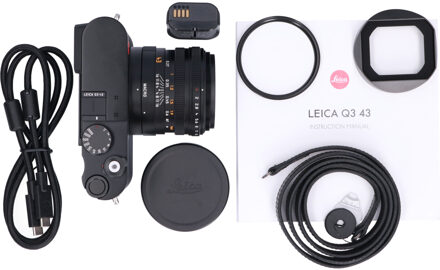 Leica Tweedehands Leica Q3 43 CM4931 Zwart