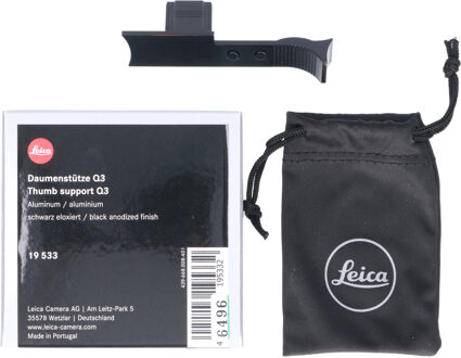Leica Tweedehands Leica Q3 Thumb Support - Zwart CM6496