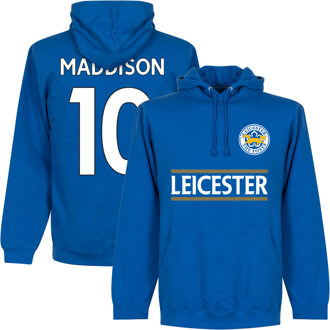 Leicester City Maddison 10 Team Hoodie - Blauw - XXL