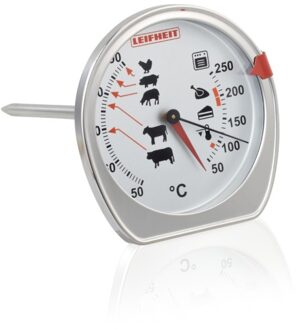 Leifheit braad- en oventhermometer Zilverkleurig