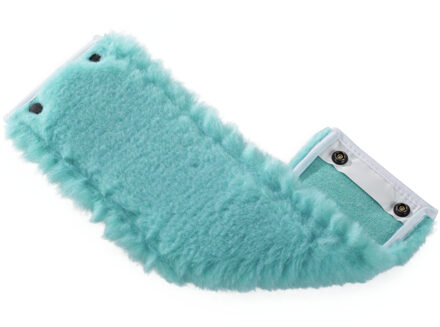 Leifheit Clean Twist M vloerwisser vervangingsdoek drukknoppen - Static Plus - 33 cm Blauw