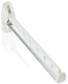 Leifheit Kledinghaak - inklapbaar - kunststof - wit - 31 cm - kledinghanger