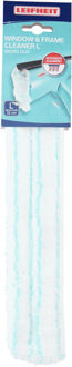 Leifheit raamwisser/raamtrekker vervangingsdoek - 33 cm - Voor 3-in-1 raamwisser