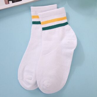 Leisure Acryl Mannen Sokken Goede Korte Sokken Korte Stijl Regelmatige Streep Antislip Ademend Casual Sokken Mannelijke wit 2