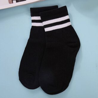 Leisure Acryl Mannen Sokken Goede Korte Sokken Korte Stijl Regelmatige Streep Antislip Ademend Casual Sokken Mannelijke zwart