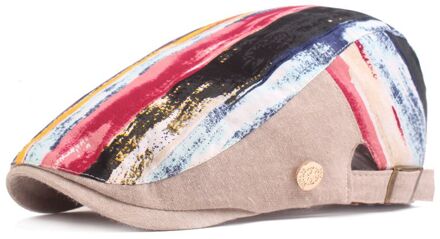 Leisure Cap Art Schilder Hoed Outdoor Sport Cap Doodle Baret Cap Unisex Lente Hoed Britse Retro