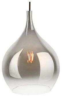 Leitmotiv hanglamp Drup 26 x 35,5 cm E27 glas 40W chroom Zilverkleurig