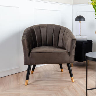 Leitmotiv Royal Velvet Fauteuil Groen