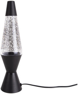 Leitmotiv Table lamp Glitter black Zwart