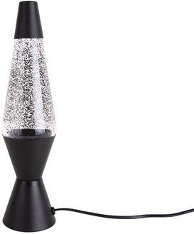 Leitmotiv Table lamp Glitter black Zwart