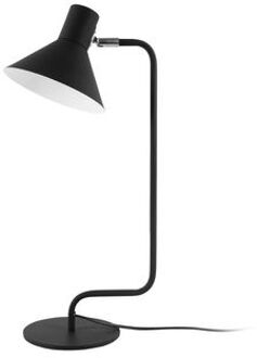 Leitmotiv Table lamp Office Curved metal black Zwart