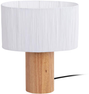 Leitmotiv Table Lamp Sheer Oval Crème