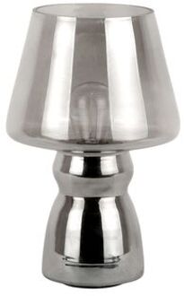 Leitmotiv Tafellamp Classic LED - Zilver - 16,5x16,5x25,5cm