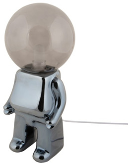 Leitmotiv tafellamp Ross zwart plated