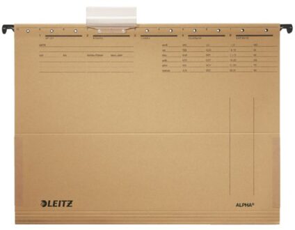 Leitz Hangmap Alpha Din A4 Naturel-Bruin 19160000 1 Stuks