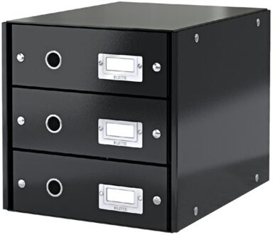 Leitz Ladenbox Leitz WOW Click en Store 3 laden zwart