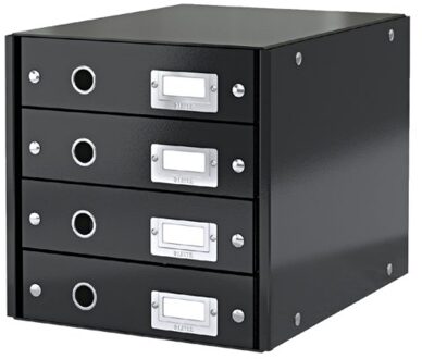 Leitz Ladenbox Leitz WOW Click en Store 4 laden zwart