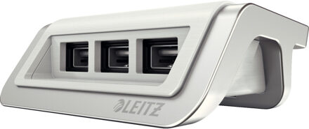 Leitz Style USB-oplader - 3 Poorten - Pool Wit