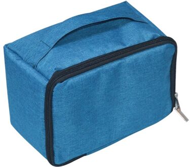 Lejiada Projector Draagtas Voor Mini Projector Draagbare Beschermende Opbergdoos Projector Accessoires Draagbare Reistas blauw