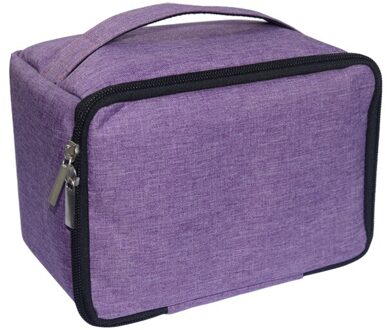 Lejiada Projector Draagtas Voor Mini Projector Draagbare Beschermende Opbergdoos Projector Accessoires Draagbare Reistas paars