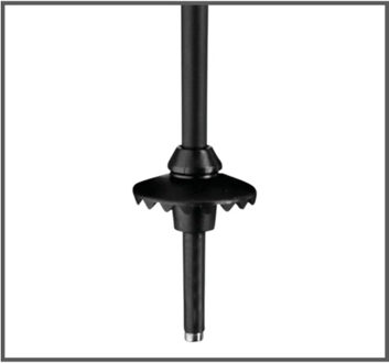 LEKI bliss skistok heren - Wit - 125