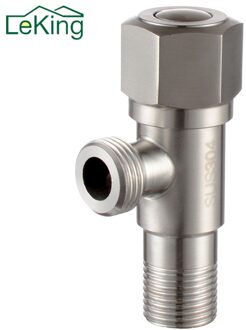 LeKing 304 Rvs Hoek Kleppen Keuken Badkamer Accessoires Omschakelklep Connector voor Wc Wasbak Boiler