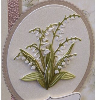 Lelie van de Vallei Metalen Stansmessen Voor DIY Scrapbooking Embossing Papier Kaarten Maken Decoratieve Ambachten Bloem Sterft