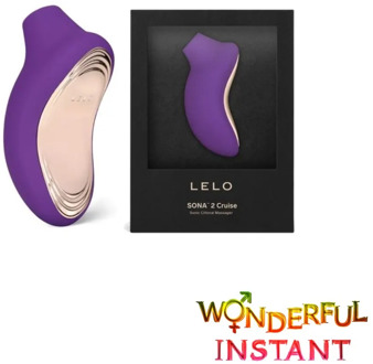 LELO stimulator CLITORIS SONA 2 CRUISE LILA CLITORIS stimulator for women vaginal vibrator, tongue, suction cup g spot