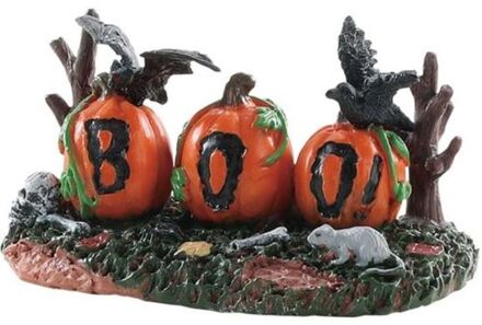 Lemax Boo Pumpkins