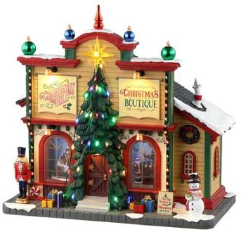 Lemax 'Cranberry Hill Christmas Boutique' - Verlicht gebouw - Multicolor