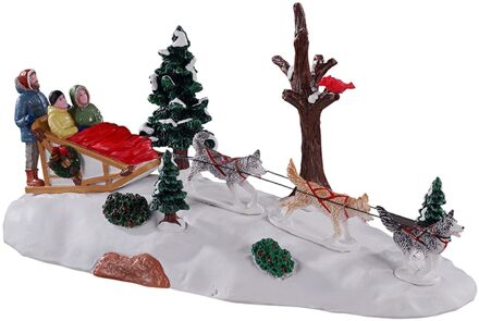 Lemax 'Dog Sledding Afternoon' - Figuur