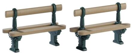 Lemax Double Seated Bench Set Of 2