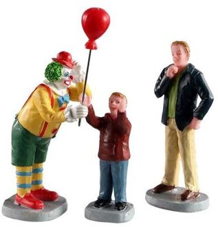 Lemax Friendly Clown- Set Of 3