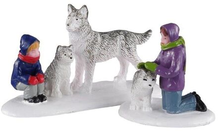 Lemax Future Sled Dogs- Set Of 2  - Seizoensgebonden en kerstversieringen