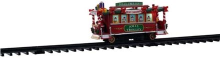 Lemax 'Jolly Trolley' - Verlichte trein met animatie & muziek|geluid Multicolor