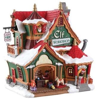 Lemax Kerstdorp The Elf Workshop - met verlichting