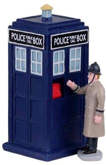 Lemax Police Call Box- Set Of 2