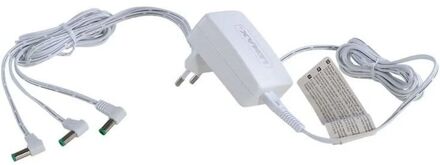 Lemax Power adaptor 4.5v white 3-output fixed plug gs Multikleur