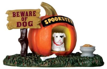 Lemax Pumpkin doghouse