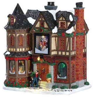 Lemax Scrooge's manor with 4.5v adaptor